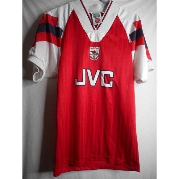 Men's Arsenal 1992 1994 Home Football shirt Jersey Soccer Score Draw Sz S - Picture 4 of 8